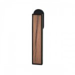 Poigne de fentre torino f534y rosace ovale - oscillo - battant - noir et bois karcher design