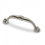 Poign�e de meuble alberta - entraxe 96 mm - 110x14 mm - hauteur 28 mm - inox bross� hettich