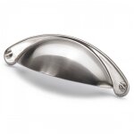 Poigne de meuble coquille matane - entraxe 64 mm - h 25 mm - par 4 - inox bross hettich