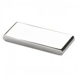 Poigne de meuble fermo - 74 x 7 mm - hauteur 27 mm - par 4 - chrom brillant hettich