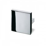 Poigne de meuble messana - 42 x 42 mm - hauteur 25 mm - par 4 - chrom brillant hettich