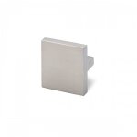 Poigne de meuble messana - 42 x 42 mm - hauteur 25 mm - par 4 - inox bross hettich