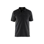 Polo de travail bicolore  manches courtes 3389 - noir et gris fonc - xs blaklader