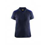 Polo de travail femme en coton 3390 - bleu marine et bleu roi - s blaklader Polo de travail femme en coton 3390 - bleu marine et bleu roi - s blaklader