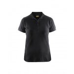 Polo de travail femme en coton 3390 - noir - 3xl blaklader Polo de travail femme en coton 3390 - noir - 3xl blaklader