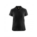 Polo de travail femme en coton 3390 - noir et gris fonc - xs blaklader