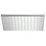 Pommeau de douche carr� en abs chrom� - dimensions 250 x 250 mm alpi spa