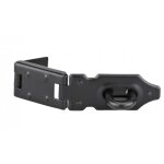 Porte cadenas  recouvrement - en acier laqu noir - 100 mm fth thirard