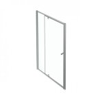 Porte de douche pivotante 120 cm - profil�s chrom�s - serenity jacob delafon