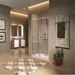 Portes de douche pivotantes - en niche ou en angle - 5mm - lunes 2. 0 b 78 � 84 novellini