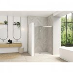 Porte de douche - volet coulissant droite - 120 cm - smart design c kinedo