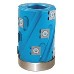 Porte outils h�lico�dal � calibrer, chantourner et dresser leman