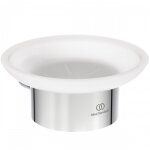 Porte - savon mural - rond - conca - chrom ideal standard