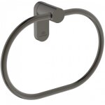 Porte serviette mural - anneau rond - conca - gris magnétique ideal standard Porte serviette mural - anneau rond - conca - gris magnétique ideal standard