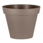 Pot rond taupe - diam�tre 100 cm - 356 litres - toscane 13634 eda plastiques