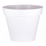 Pot rond blanc - diamtre 100 cm - 356 litres - toscane 13634 eda plastiques