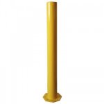 Poteau de protection - porte ou portail - en acier - jaune viso Poteau de protection - porte ou portail - en acier - jaune viso