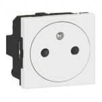 Prise de courant - 2p + t droite - borne automatique - mosaic legrand