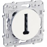 Prise de courant faible - tlphone - blanc - odace schneider