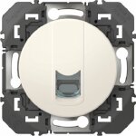 Prise de courant faible - rj45 cat 6 ftp - blanc - dooxie legrand