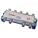R�partiteur tv 5 - 2400 mhz - fiche f - 8 sorties evicom