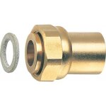 Raccord 2 pi�ces - circuit gaz - tube cuivre 26 / 28 - 26x34 bricozor