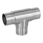 Raccord en t - 3 d�parts pour tube � 42, 4 x 2 mm de diam�tre - inox 316 design production