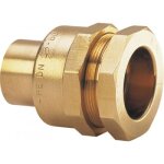 Raccord circuit gaz - tuyau pe 20 mm - � braser sur tuyau cuivre 16 / 18 bricozor