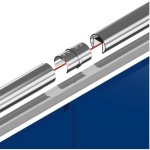 Raccord main courante - liaison tube - rond - diamètre 42, 4 mm - inox 304 design production Raccord main courante - liaison tube - rond - diamètre 42, 4 mm - inox 304 design production