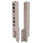 Raccords de paroi arrire pour tiroir arcitech - h218 mm - argent hettich