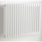 Radiateur eau chaude horizontal - 1487 w - blanc - tesi 3 irsap