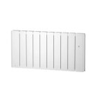 Radiateur lectrique chaleur douce beladoo nativ - bas - 1000 w - blanc noirot
