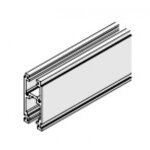 Rails de coulissage pour ferrure de volet frontslide 60a - 2, 5 m hawa