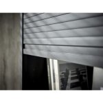 Rails de guidage pour placard avec volet roulant rauvolet edelmat - noir rehau
