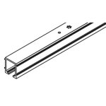 Rail porte coulissante - fixation plafond + bandeau - 3 m - junior 80 - 100 hawa Rail porte coulissante - fixation plafond + bandeau - 3 m - junior 80 - 100 hawa