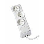 Rallonge multiprise - prises d�sax�es - cordon 1, 5 m - 3 prises ebenoid