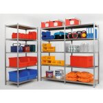 Rayonnages m�tallique - charges l�g�res - epsiline - profondeur 600mm manorga