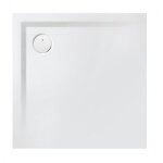 Receveur de douche - 100x100 cm - lisse blanc - space minral leda