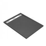 Receveur de douche effet pierre gris - caniveau - 120 x 90 cm - pedra aurlane