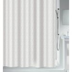 Rideau de douche - 240 x 200 cm - polyester - blanc - wet spirella