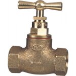 Robinet d'arr�t laiton femelle / femelle � 12 / 17 grk