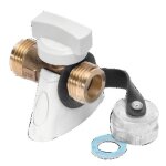 Robinet de s�curit� gaz - m�le 15x21 - bouchon et languette - roai - b clesse