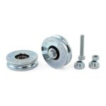 Roues � gorge ronde 310 - 1 roulement - diam�tre 60 mm comunello