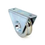 Roue � gorge ronde 327 - support ext�rieur - roulement � billes comunello