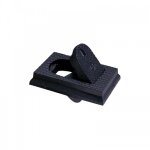 Sabot de portail en fonte � bascule - saillie 50 mm rollinger