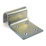 Sabot de portail zingu� � visser - saillie de 55 mm torbel