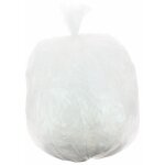 Sac poubelle transparent - poly�thyl�ne haute densit� - 30 litres bricozor