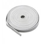 Sangle 14 - 15 mm pour enrouleur de volet roulant - longueur 5, 5 m - gris interges