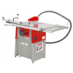 Scie circulaire sur table 400v avec chariot aluminium ts 250 - 400v holzmann