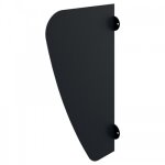 Sparateur d'urinoir aza noir mat delabie